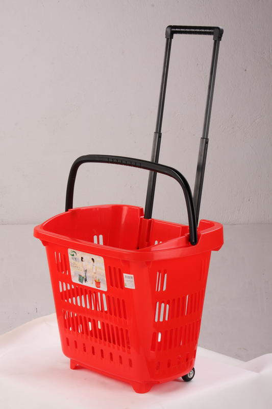 Plastic Trolley Basket 34L